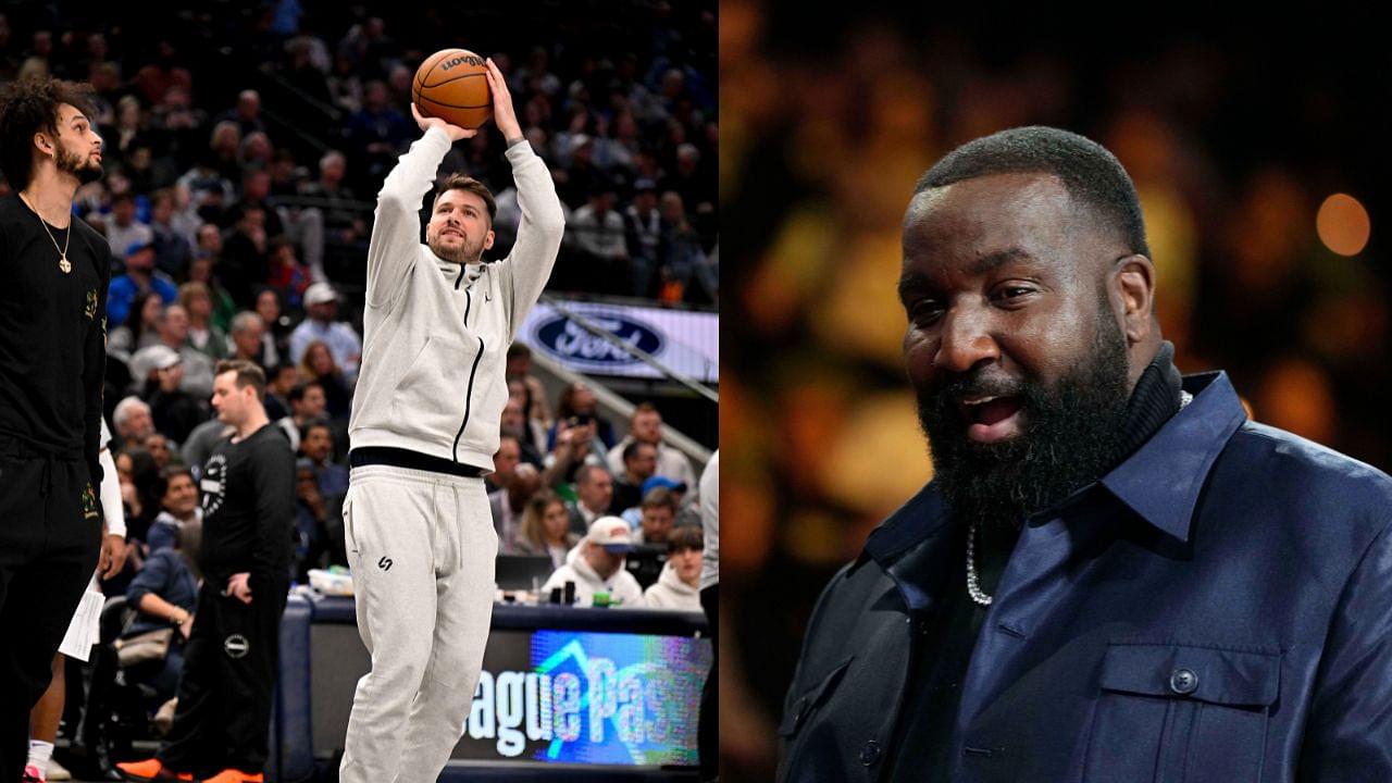 Lua Doncic (L), Kendrick Perkins (R)