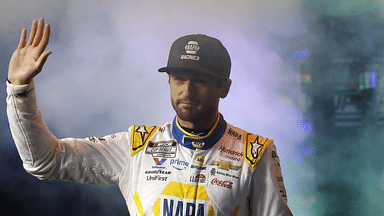 NASCAR Cup Series driver Chase Elliott (9) during driver introductions for the Duels at Daytona International Speedway.