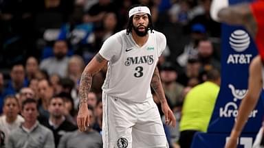 Dallas Mavericks forward Anthony Davis (3) in action during the game between the Dallas Mavericks and the Houston Rockets at the American Airlines Center