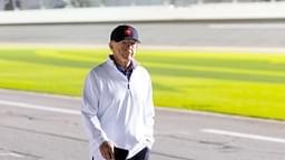 Feb 12, 2025; Daytona Beach, Florida, USA; NASCAR Cup Series team owner Joe Gibbs during qualifying for the Daytona 500 at Daytona International Speedway. Mandatory Credit: Mark J. Rebilas-Imagn Images