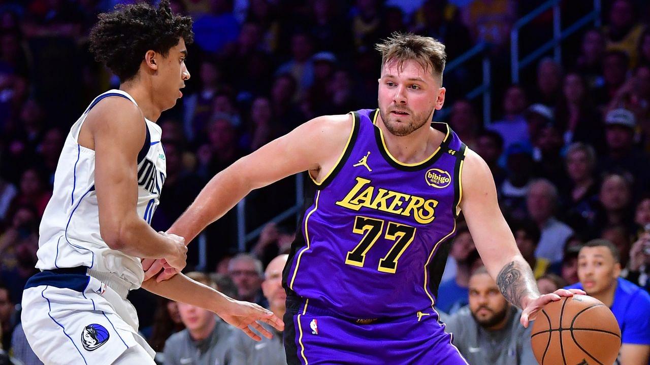 Luka Doncic NBA: Dallas Mavericks at Los Angeles Lakers