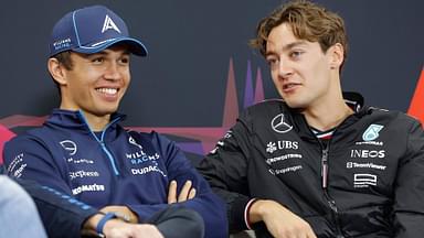 ALBON Alexander (tha), Williams Racing FW46, portrait, RUSSELL George (gbr), Mercedes AMG F1 Team W15, portrait, during the Formula 1 MSC Cruises Japanese Grand Prix 2024