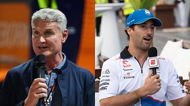 David Coulthard (L) and Daniel Ricciardo (R)