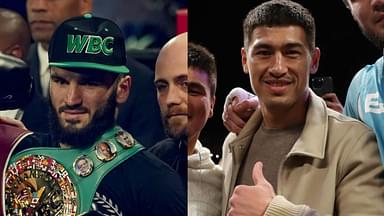 Artur Beterbiev (L), Dmitry Bivol (R)