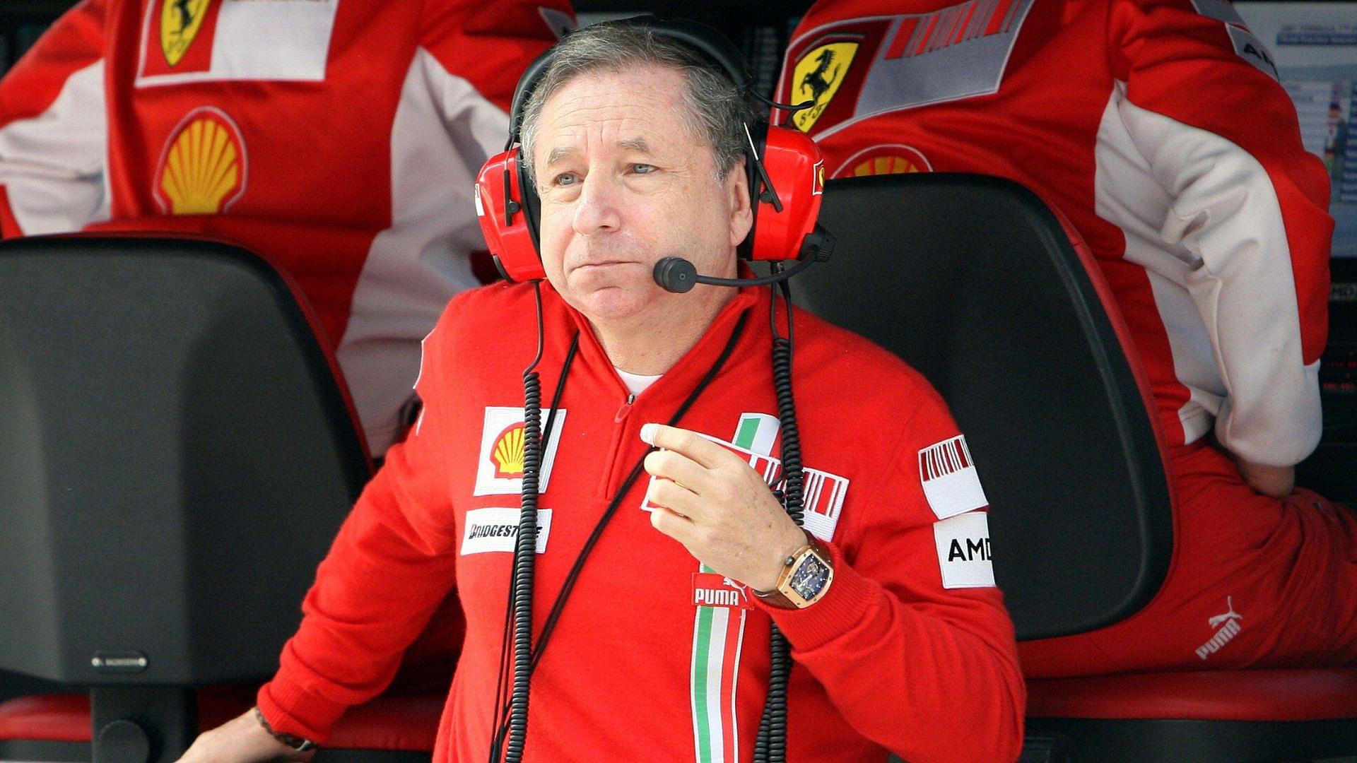 Ferrari team chief Jean Todt pictured in the paddock on the Formula 1 qualification day at the Spa-Francorchamps race track, Saturday 15 September 2007 in Spa