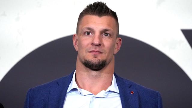 Rob Gronkowski during Fox Sports media day at Ernest N. Morial Convention Center.