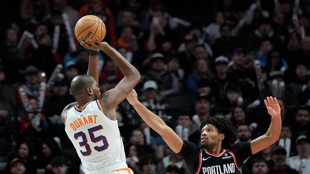 Kevin Durant NBA: Phoenix Suns at Portland Trail Blazers