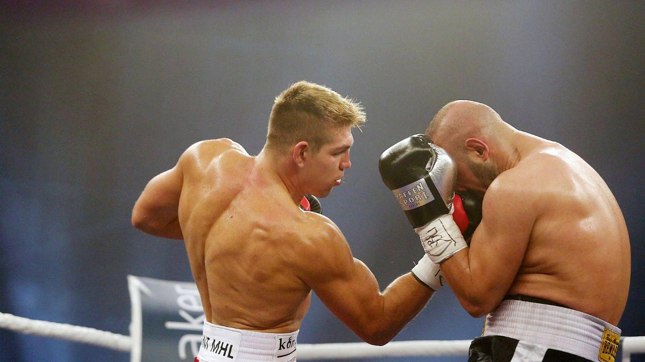 Boxing match between Vincent Feigenbutz and Yusuf Kanguel at the GBU Inter Conzental Super Middleweight Title in the Eberthalle Ludwigshafen on 15 09 2018 (Representational Image)