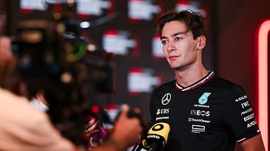 December 7, 2024, Mezzolombardo, Mezzolombardo, United Arab Emirates: British driver George Russell ( Mercedes AMG F1 Team) talk to the media after Qualifying Session of the FIA Formula 1 Abu Dhabi Grand Prix at Yas Marina Circuit in Abu Dhabi, United Arab Emirates