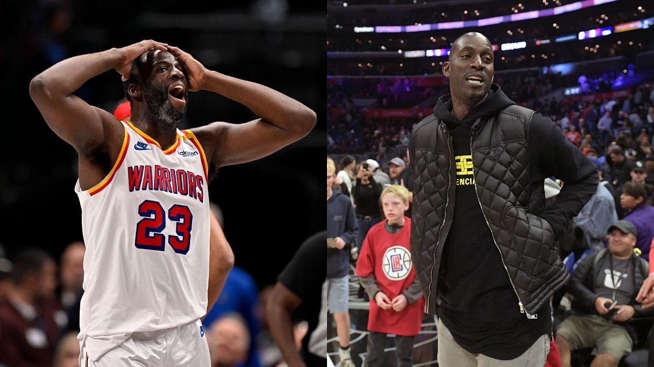 Draymond Green(L) and Kevin Garnett(R)