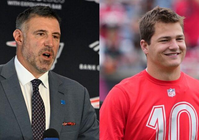 Mike Vrabel, Drake Maye