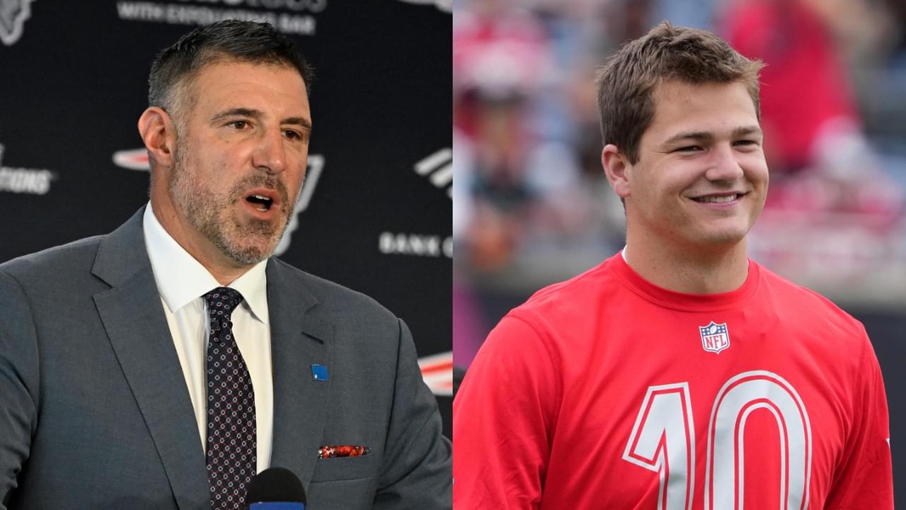 Mike Vrabel, Drake Maye