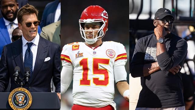 Tom Brady, Patrick Mahomes and Michael Jordan