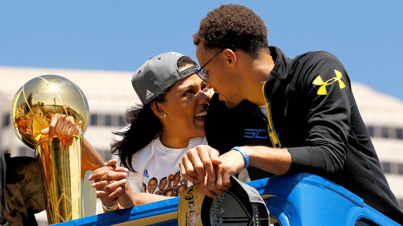 Stephen and Ayesha Curry NBA: Golden State Warriors-Championship Celebration