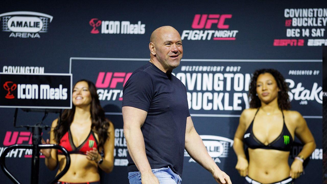 UFC CEO Dana White during weigh-ins for UFC Fight Night at Amalie Arena.