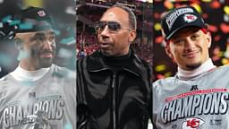 Jalen Hurts, Stephen A. Smith, Patrick Mahomes