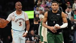 Chris Paul (L) and Giannis Antetokounmpo (R)