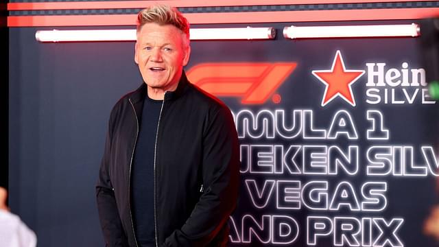 18th November 2023; Las Vegas, Nevada, USA. F1 Grand Prix of USA, Las Vegas; Race Day; Gordon Ramsay on the red carpet