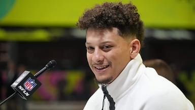 Kansas City Chiefs quarterback Patrick Mahomes (15) during Super Bowl LIX Opening Night at Ceasars Superdome.