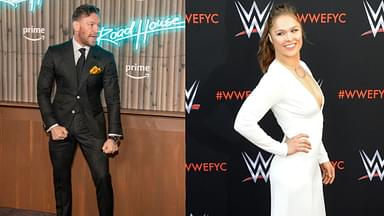 Conor McGregor (L), Ronda Rousey (R)