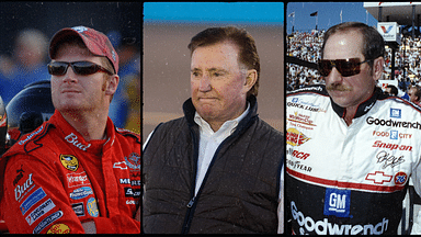 Dale Earnhardt Jr. (L), Richard Childress (C), Dale Earnhardt Sr. (R)