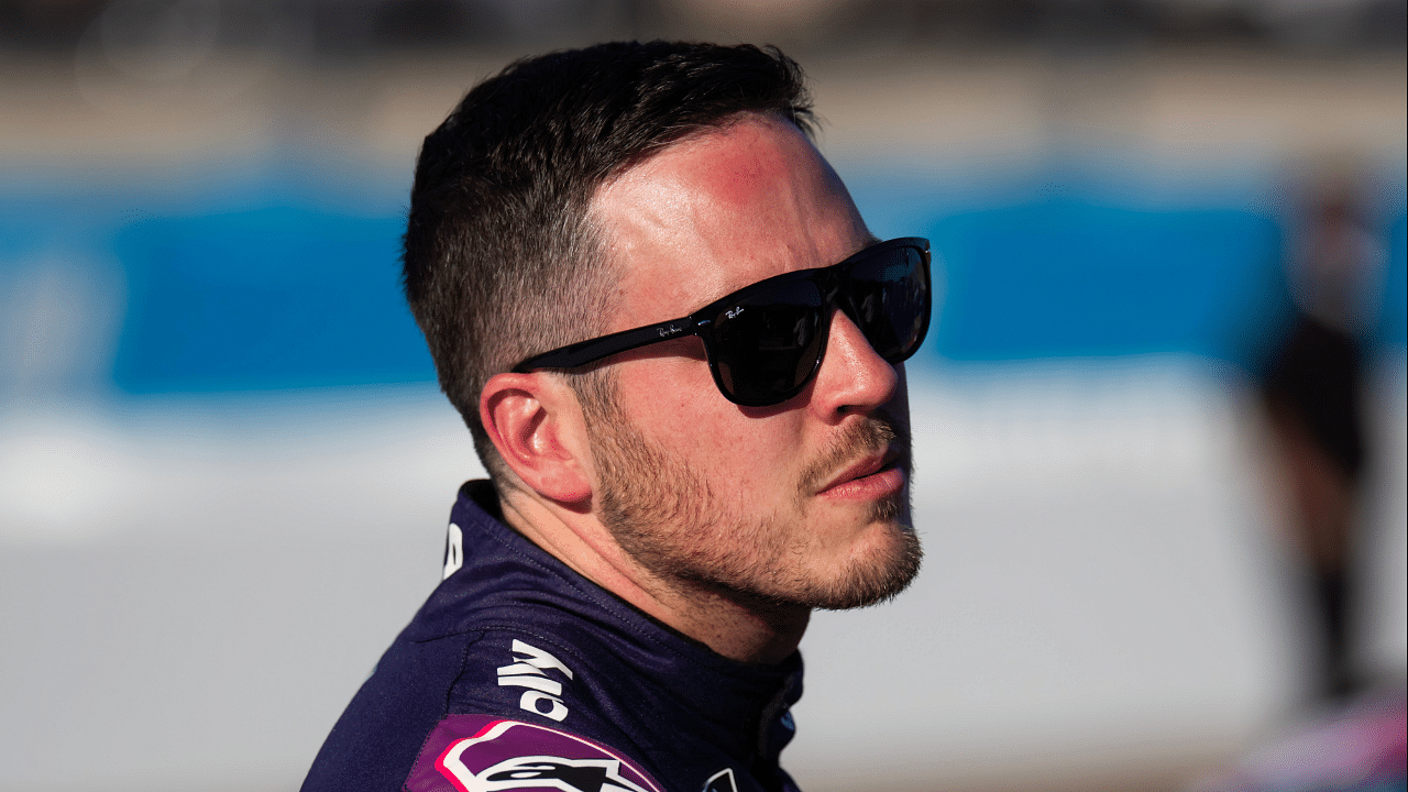 Nov 9, 2024; Avondale, Arizona, USA; NASCAR Cup Series driver Alex Bowman (48) during qualifying for the Championship race at Phoenix Raceway. Mandatory Credit: Mark J. Rebilas-Imagn Images