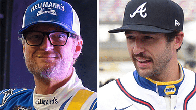 (L-R) Dale Earnhardt Jr. and Chase Elliott