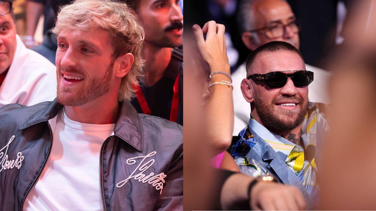 Logan Paul (L), Conor McGregor (R)