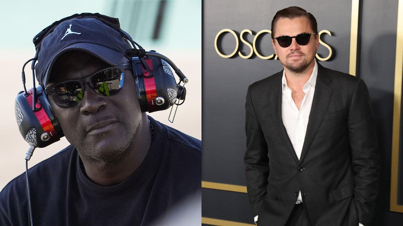 Michael Jordan(L) and Leonard DiCaprio(R)