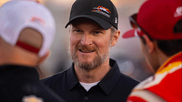 Nov 9, 2024; Avondale, Arizona, USA; NASCAR Xfinity Series team owner Dale Earnhardt Jr during the Championship race at Phoenix Raceway. Mandatory Credit: Mark J. Rebilas-Imagn Images