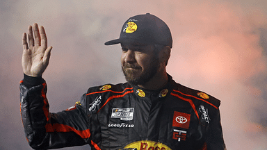 NASCAR Cup Series driver Martin Truex Jr. (56) during driver introductions for the Duels at Daytona International Speedway.