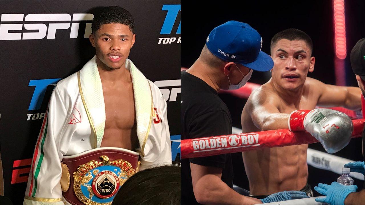 Shakur Stevenson (L), Vergil Ortiz Jr. (R)