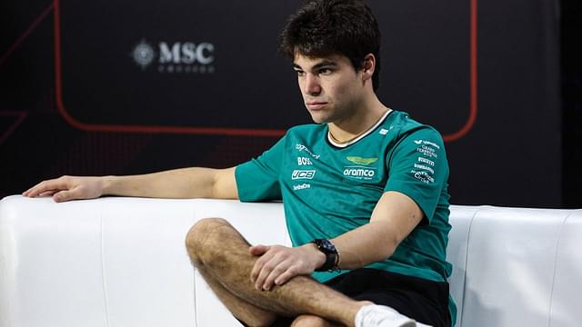 STROLL Lance (can), Aston Martin F1 Team AMR24, portrait press conference, PK, Pressekonferenz during the Formula 1 Grande Premio de Sao Paulo 2024, 21th round of the 2024 Formula One World Championship, WM, Weltmeisterschaft from November 1 to 3, 2024 on the Interlagos Circuit, in Sao Paulo, Brazil