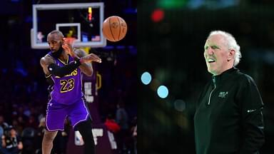 LeBron James (L), Bill Walton (R)