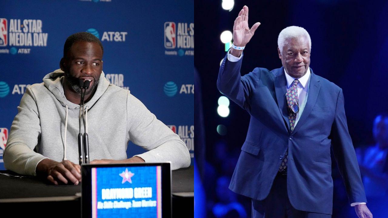 Draymond Green(L) and Oscar Robertson(R)