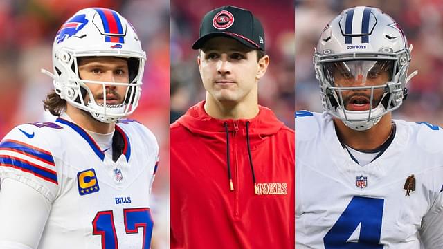 Josh Allen, Brock Purdy, and Dak Prescott