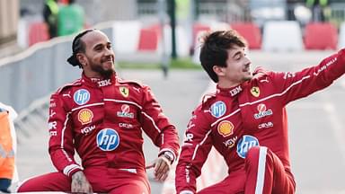 Charles Leclerc (Racing driver), Lewis Hamilton (Racing driver), Milan, The Scuderia Ferrari HP Drivers Presentation by UniCredit event