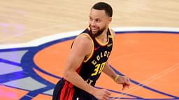 Stephen Curry NBA: Golden State Warriors at New York Knicks