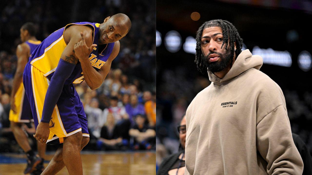 Anthony Davis Thought Kobe Bryant Wasn't Human After Watching Him Play Entire Game Despite Tearing Rotator Cuff