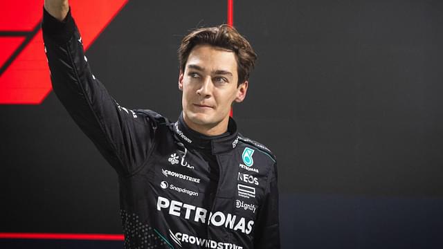 Pole position for George Russell UK, Mercedes AMG Petronas F1 Team 63 USA, Formula 1 World Championship, Grand Prix of Las Vegas, Las Vegas Strip Circuit