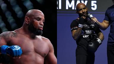 Yoel Romero (L), Demetrious Johnson (R)