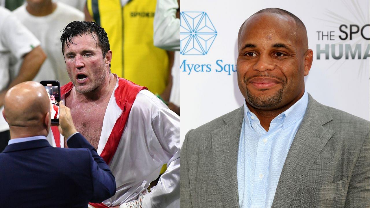 Chael Sonnen (L), Daniel Cormier (R)