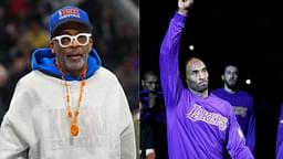 Spike Lee (L), Kobe Bryant (R)