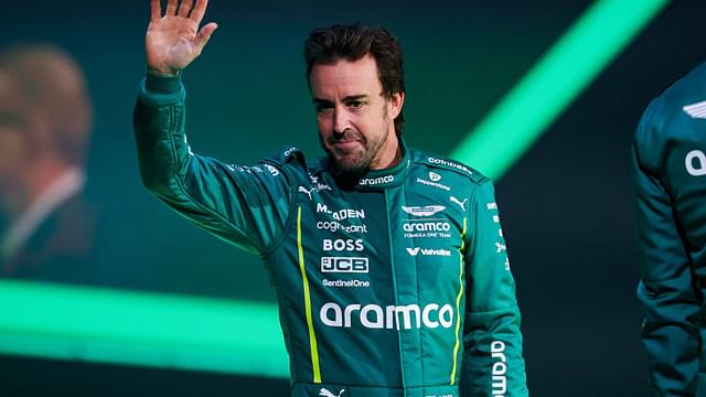 ALONSO Fernando (spa), Aston Martin F1 Team AMR25, portrait during the F1 75 Live at The O2, F1 2025 season Launch event, on February 18, 2025