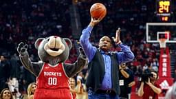 When George Foreman Hilariously Knocked Out Houston Rockets Mascot For Squaring Up