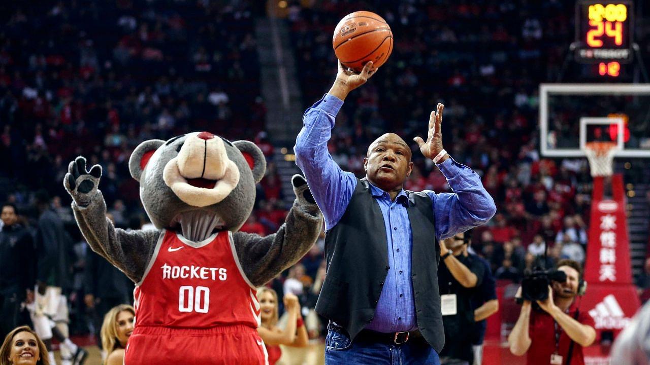 When George Foreman Hilariously Knocked Out Houston Rockets Mascot For Squaring Up