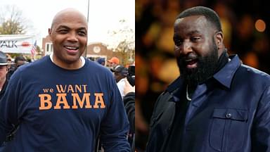 Charles Barkley(L) and Kendrick Perkins(R)