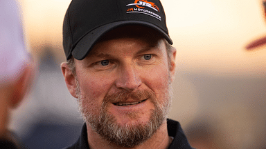 Nov 9, 2024; Avondale, Arizona, USA; NASCAR Xfinity Series team owner Dale Earnhardt Jr during the Championship race at Phoenix Raceway. Mandatory Credit: Mark J. Rebilas-Imagn Images