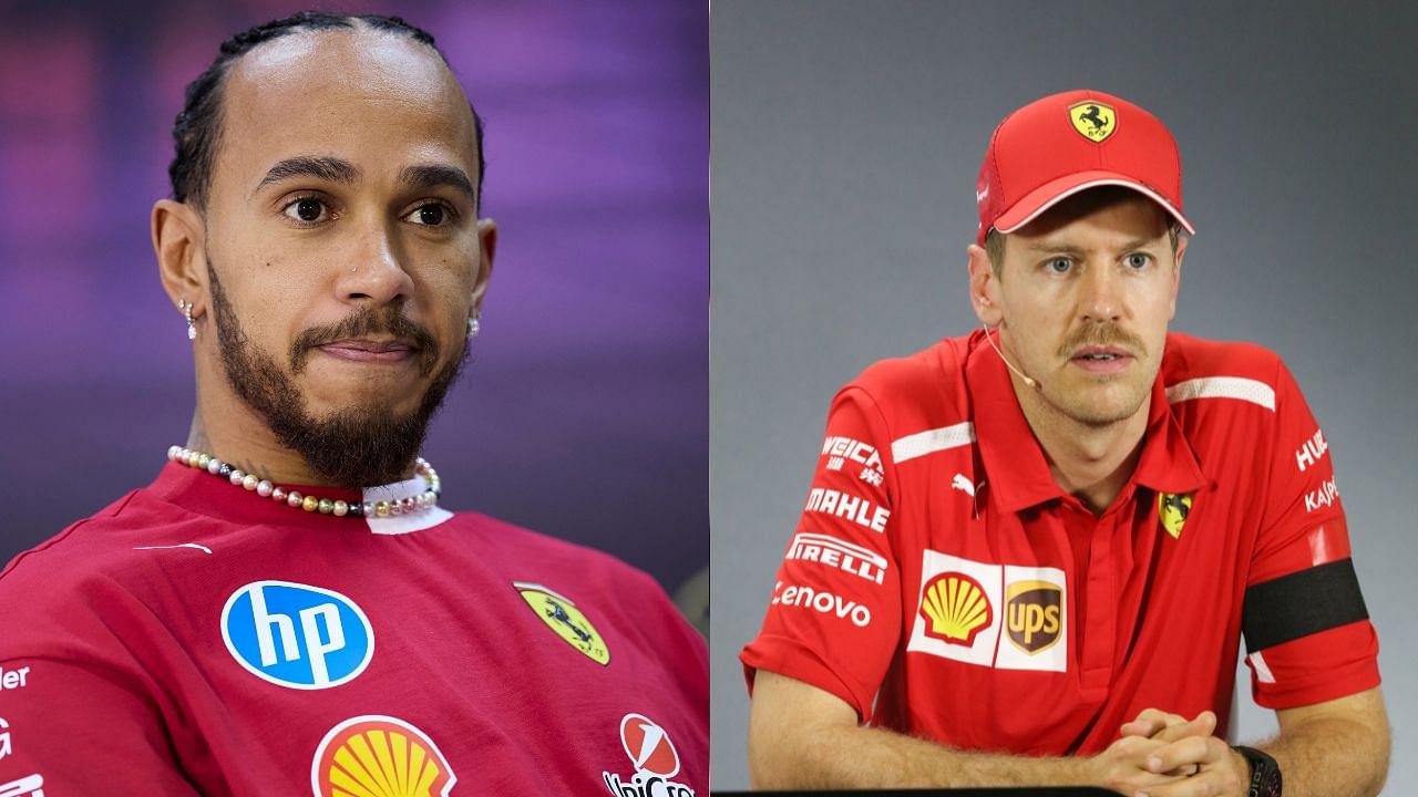 Lewis Hamilton(L), Sebastian Vettel(R)