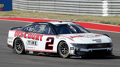 Mar 2, 2025; Austin, Texas, USA; NASCAR Cup Series driver Austin Cindric (2) during the EchoPark Automotive Grand Prix at Circuit of the Americas. Mandatory Credit: Jamie Harms-Imagn Images